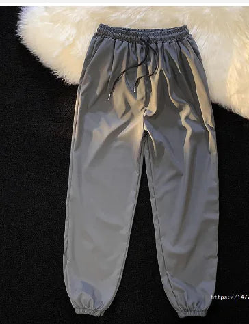 Reflective Jogging Slacks for Enhanced Visibility