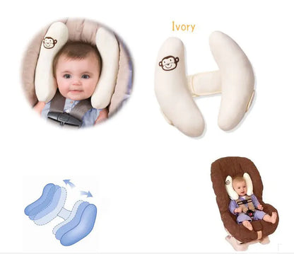 Safety Head and Neck Support Pillow for Strollers