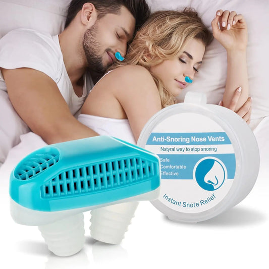 Anti Snoring Devices for Women Men Soft and Comfortable Material Easy to Use&Clean Blue